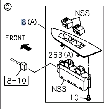 Power Window Switch Driver Side Left OEM for ISUZU NRR NPR NPR - HD NQR 08 - 21 - GoTrucky