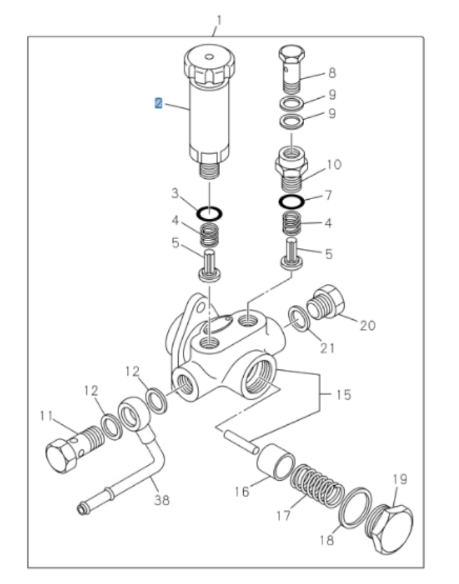 Pump Priming Fuel Feed NRR NQR NPR - HD 4HE1 4.8 98 - 04 - GoTrucky