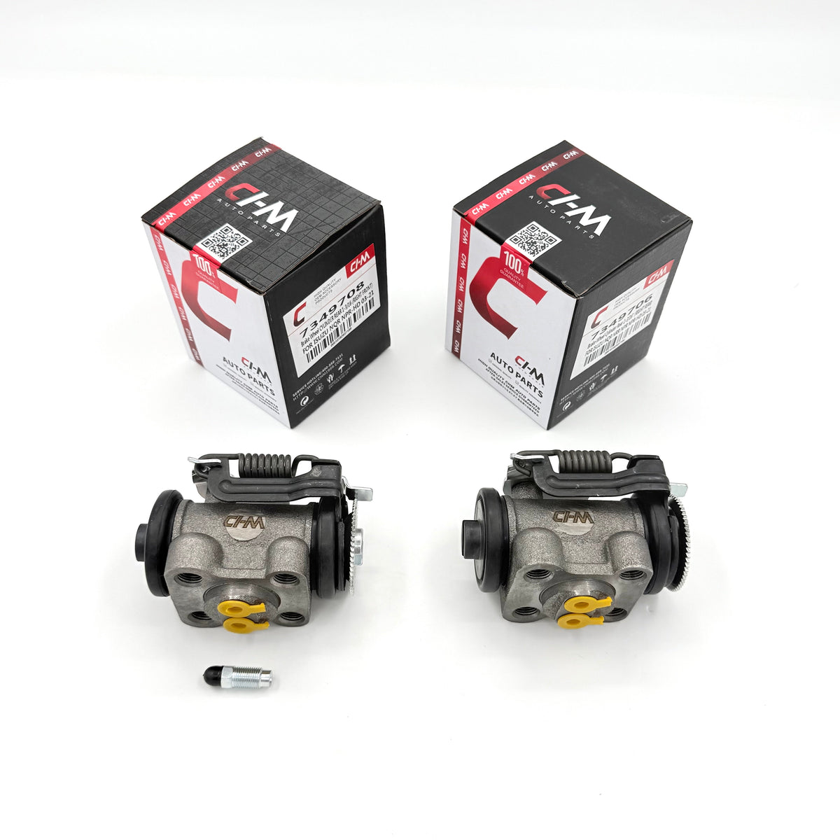 Set of 2 Brake Wheel Cylinder Rear 1-3/16" Right FOR ISUZU NQR NRR NPR NPR-HD 03-21 - GoTrucky