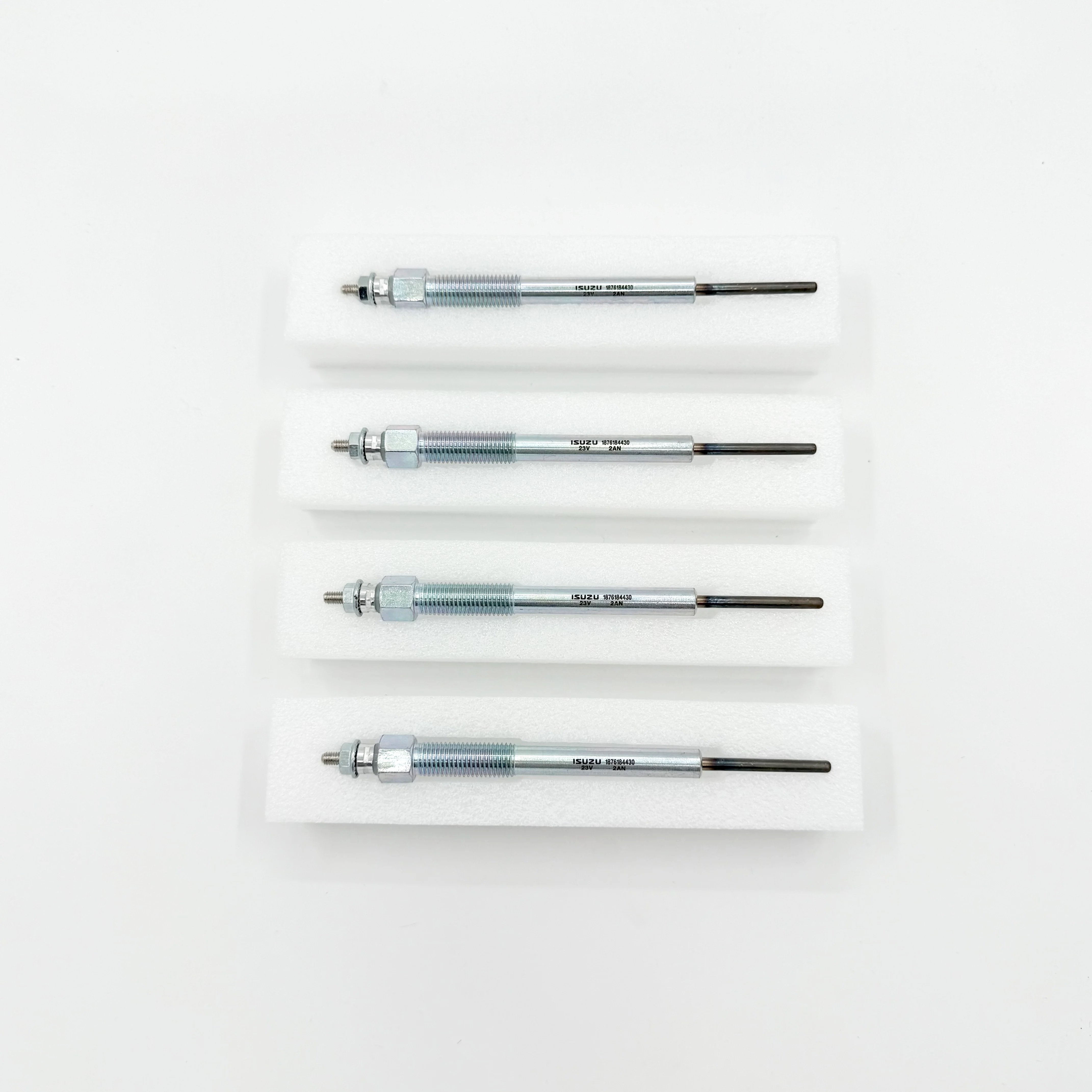 Set of 4 Glow Plug For ISUZU NQR NPR - HD NPR FXR FVR 4HK1 5.2L 6HK1 7.8L 2005 - 2015 OEM - GoTrucky