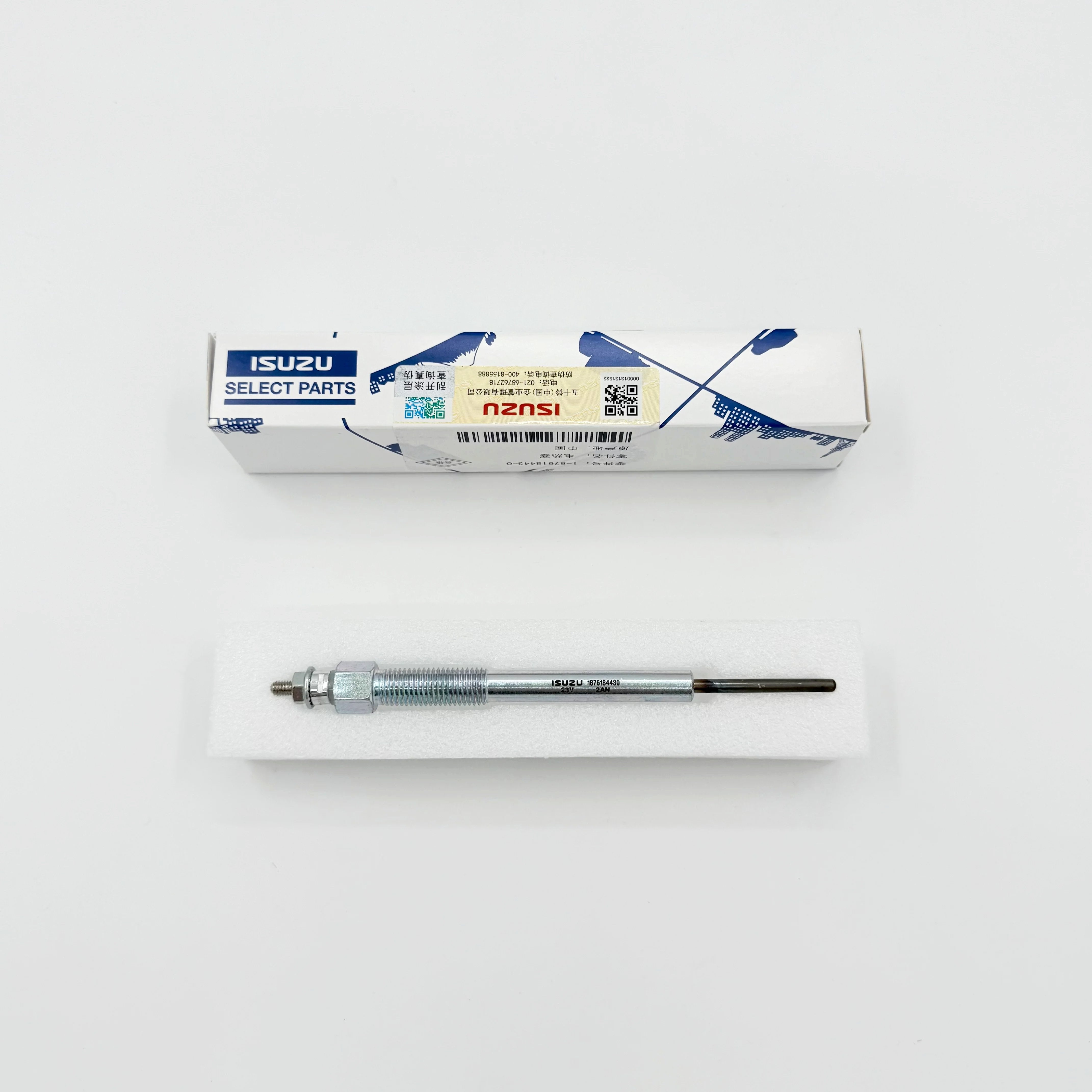 Set of 4 Glow Plug For ISUZU NQR NPR - HD NPR FXR FVR 4HK1 5.2L 6HK1 7.8L 2005 - 2015 OEM - GoTrucky