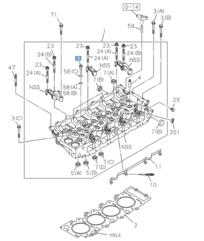 Sleeve Nozzle Holder For Isuzu NRR NQR NPR - HD NPR FXR 4HK1 5.2L 6HK1 7.8L 05 - 10 - GoTrucky