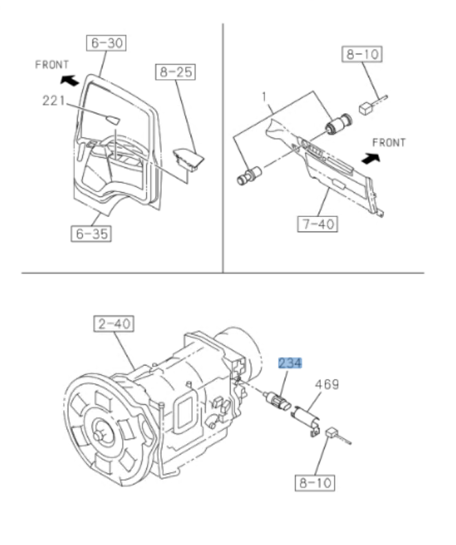 Speed Sensor For Isuzu NRR NPR - HD NPR NQR Reach 4HK1 5.2L 4JJ1 3.0L 2014 - 2018 - GoTrucky