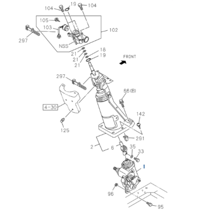 Steering Unit For ISUZU NRR NQR NPR NPR - HD 4HK1 5.2L GAS 03 - 07 - GoTrucky