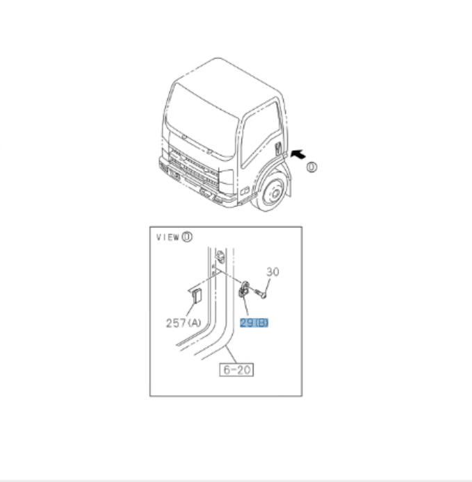 Swith Door Signal Light For ISUZU NRR NPR NPR - HD NQR 07 - 24 - GoTrucky