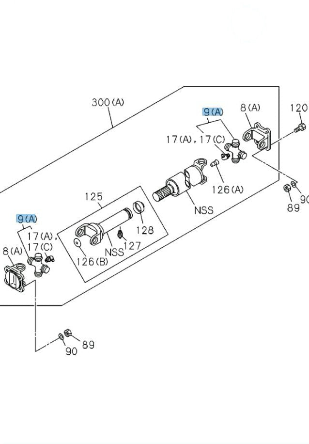 Universal Joint For Isuzu NPR NPR-HD NQR NRR 4JJ1 3.0 4HK1 5.L 33*103 mm 2004-2026 - GoTrucky