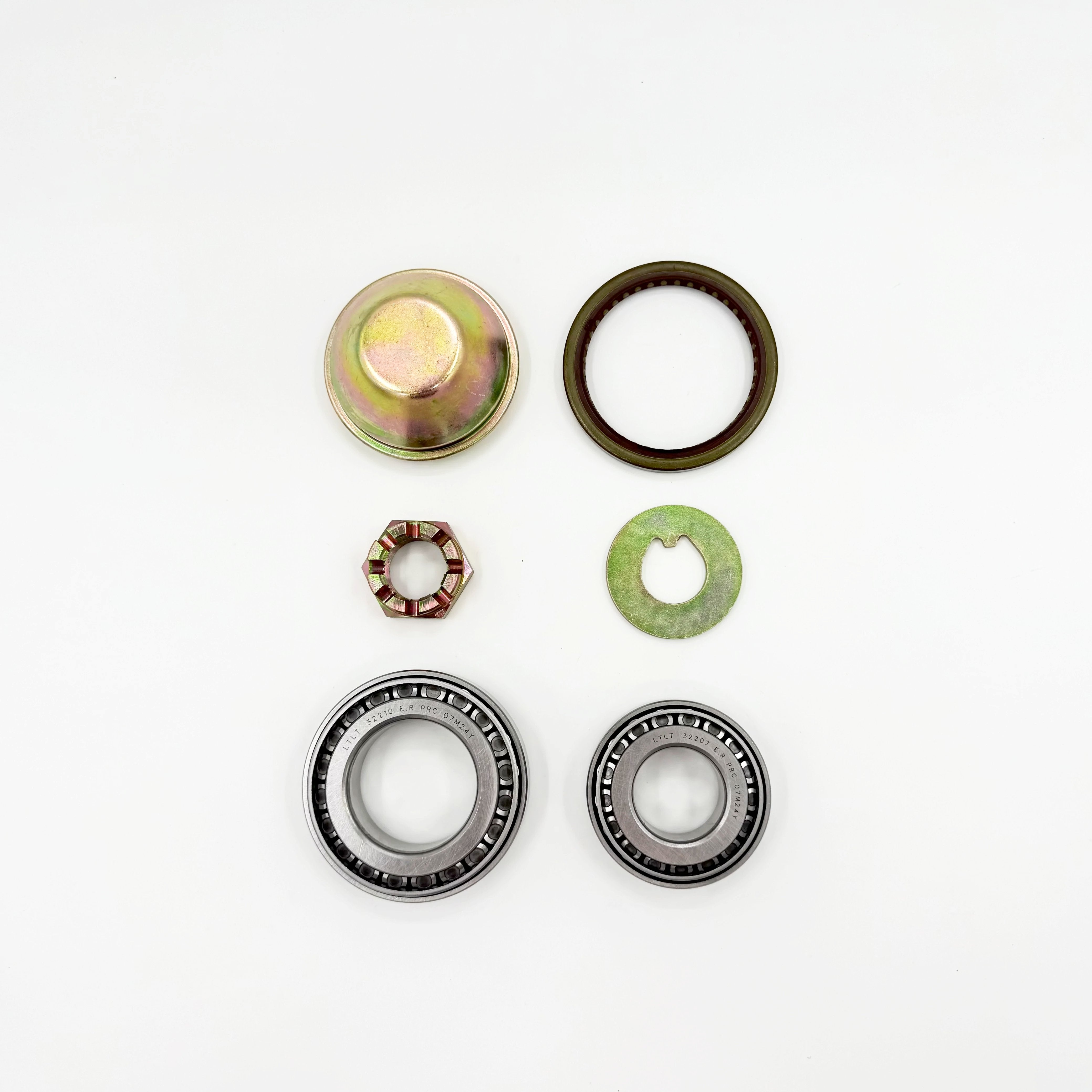 Wheel Hub Front 2x Bearing + Seal + Cap + Nut + Washer for ISUZU NPR NQR 95 - 24 - GoTrucky