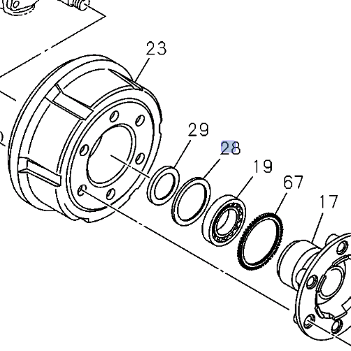 Wheel Oil Seal Front for ISUZU NPR NQR NPR - HD NRR 94 - 24 - GoTrucky