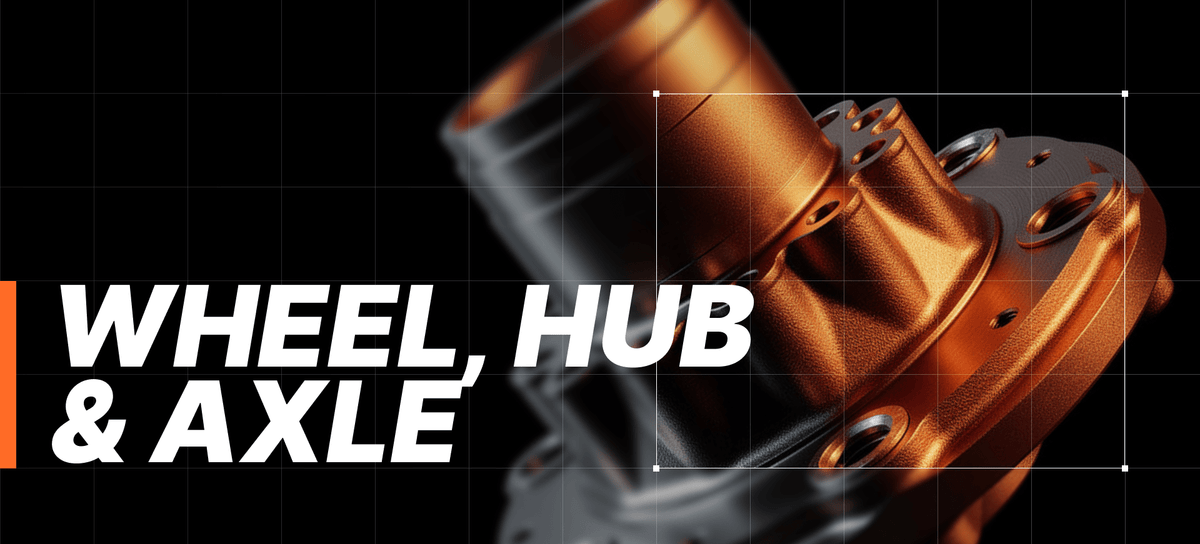 Wheel, Hub & Axle