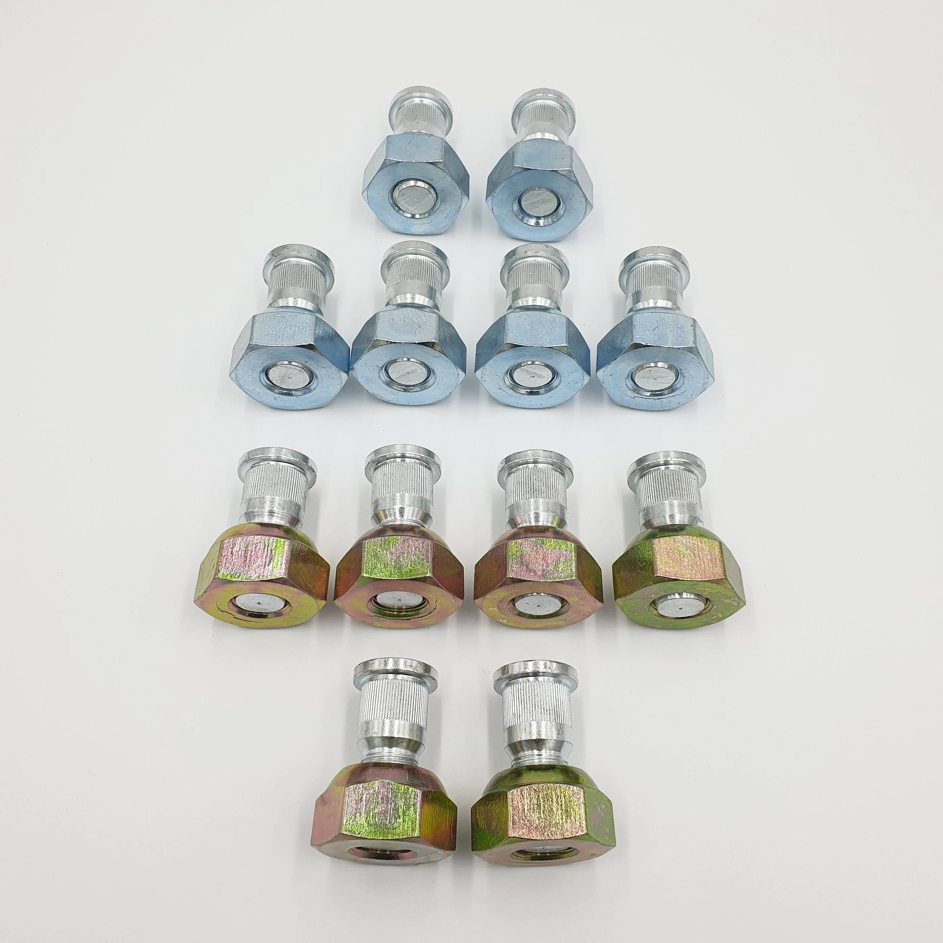 12x Wheel Nut + Stud Front 6 Right + 6 Left for ISUZU NPR NQR NPR - HD NRR 98 - 25 - GoTrucky