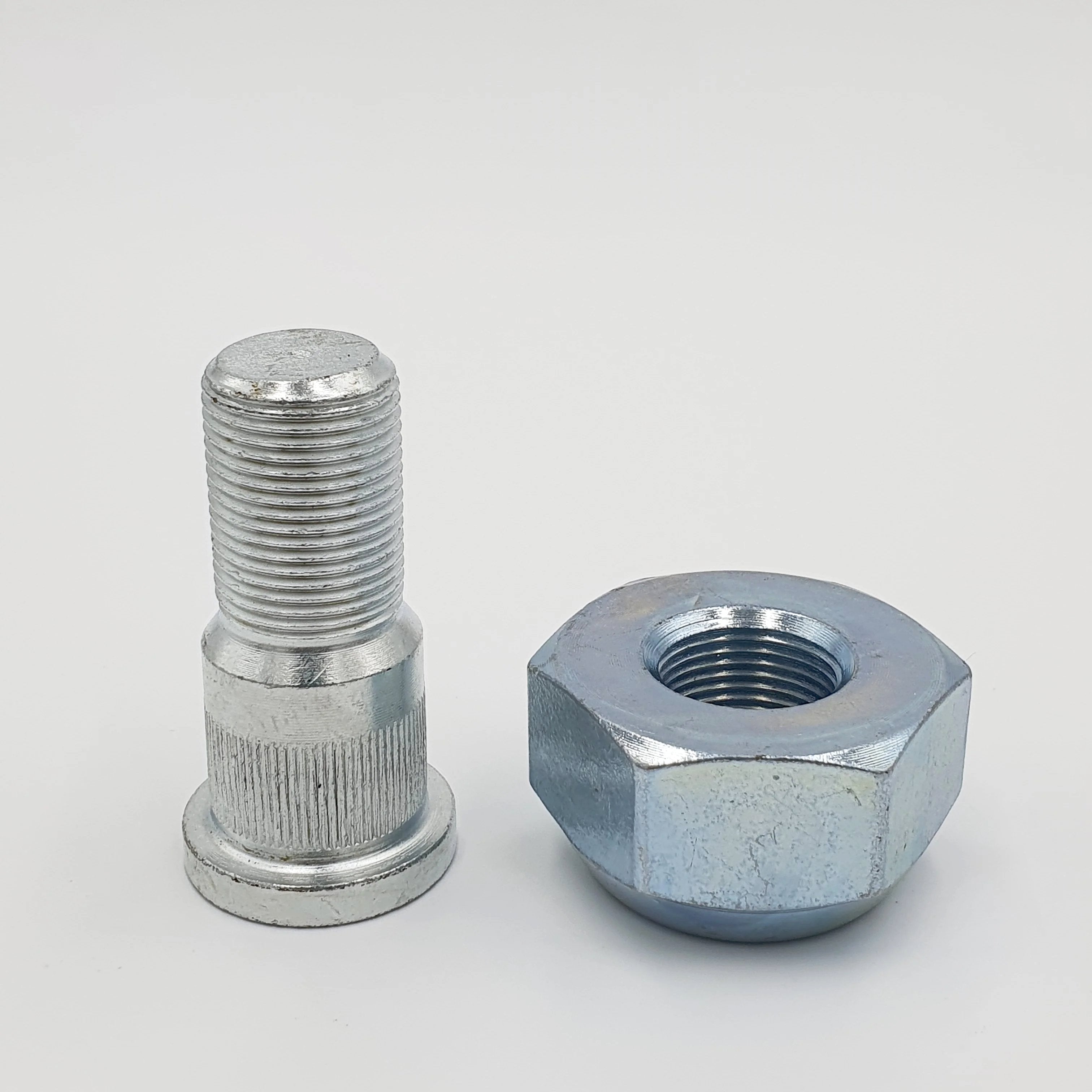 2x Wheel Stud + Nut Front Left Driver Side For ISUZU NPR NQR NPR-HD NRR 98-25