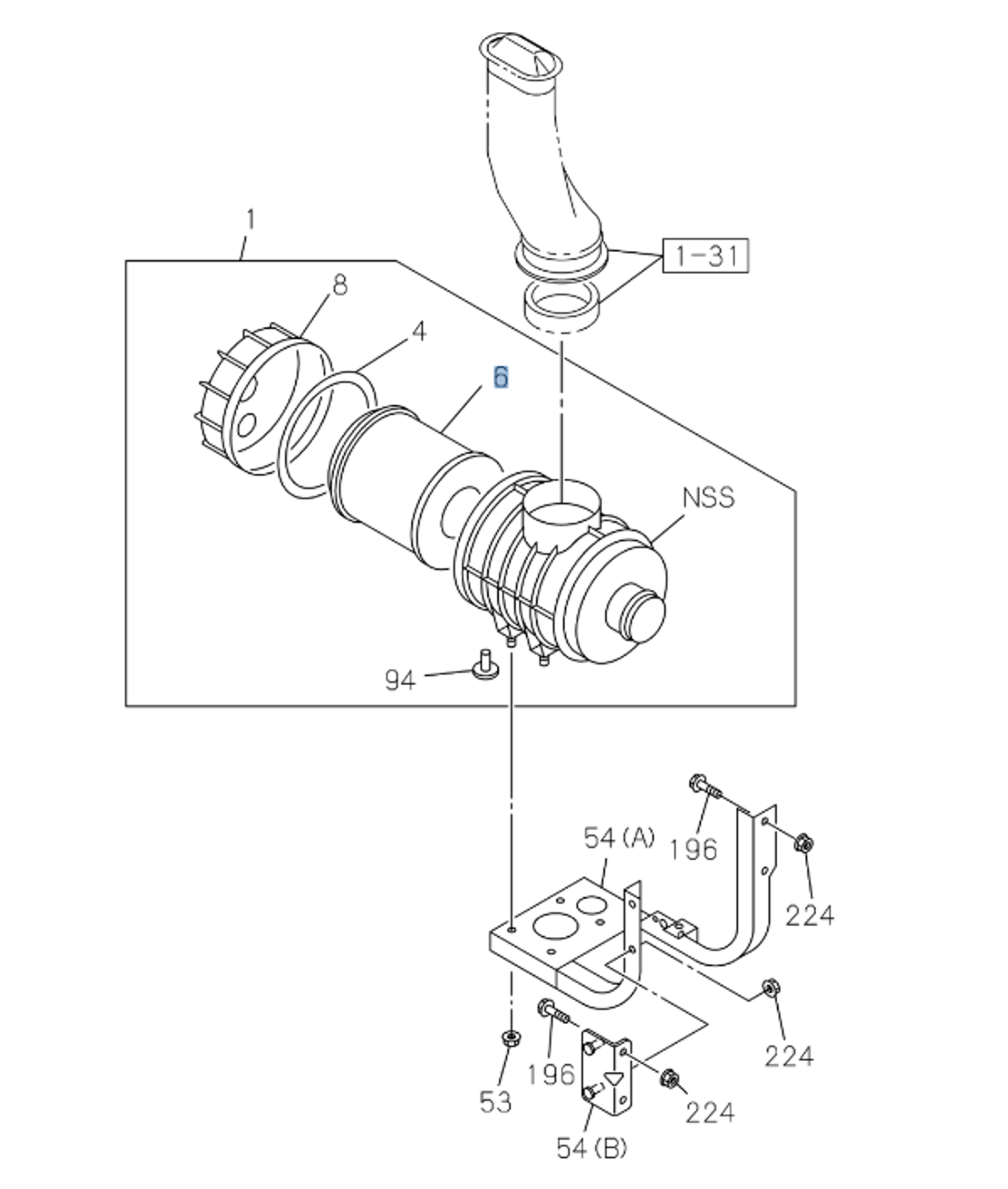 2x Air Filter for ISUZU NRR NPR NPR - HD NQR 4JJ1 3.0L 4HK1 5.2L 6.0L 05 - 25 - GoTrucky