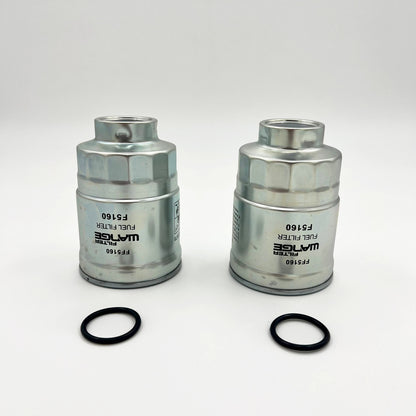 2x Fuel Filter Element For ISUZU NRR NQR NPR NPR - HD 4JJ1 3.0L 4HK1 5.2L 05 - 22 - GoTrucky