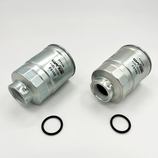 2x Fuel Filter Element For ISUZU NRR NQR NPR NPR - HD 4JJ1 3.0L 4HK1 5.2L 05 - 22 - GoTrucky