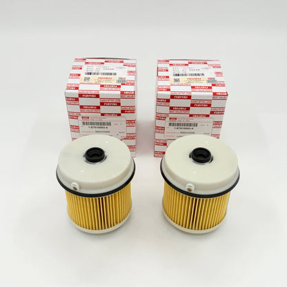 2x Fuel Filter Element OEM for ISUZU NPR NQR NPR - HD 4JJ1 3.0 4HK1 5.2L 07 - 19 - GoTrucky