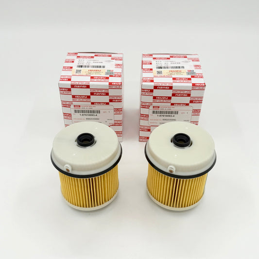 2x Fuel Filter Element OEM for ISUZU NPR NQR NPR - HD 4JJ1 3.0 4HK1 5.2L 07 - 19 - GoTrucky