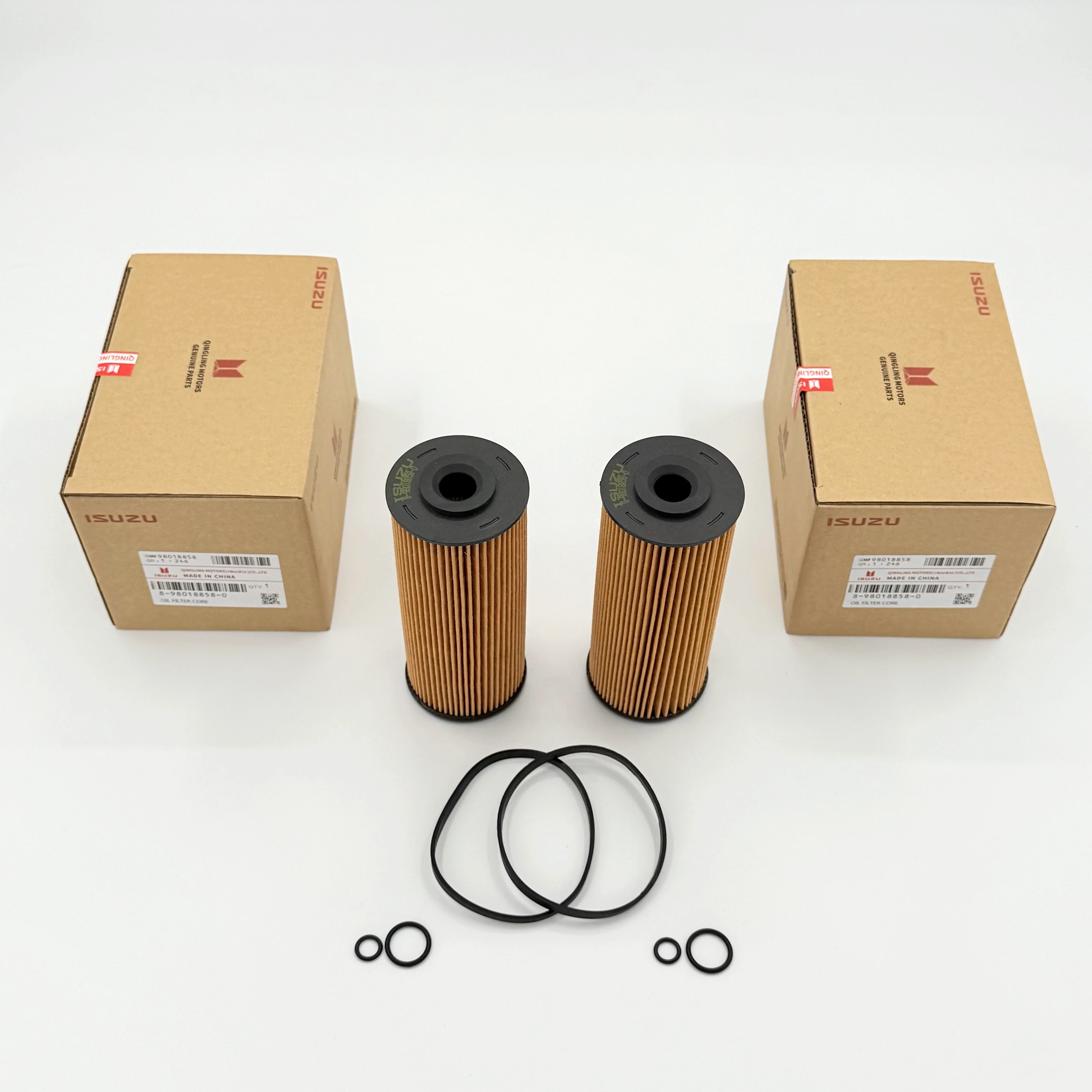 2x Oil Filter for ISUZU NPR Eco - Max Reach 4JJ1 3.0L OEM 11 - 18 - GoTrucky