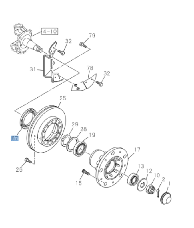 2x Rotor Sensor ABS Front NRR NPR NPR - HD NQR 4JJ1 3.0L 4HE1 4.8L 4HK1 5.2L 07 - 24 - GoTrucky