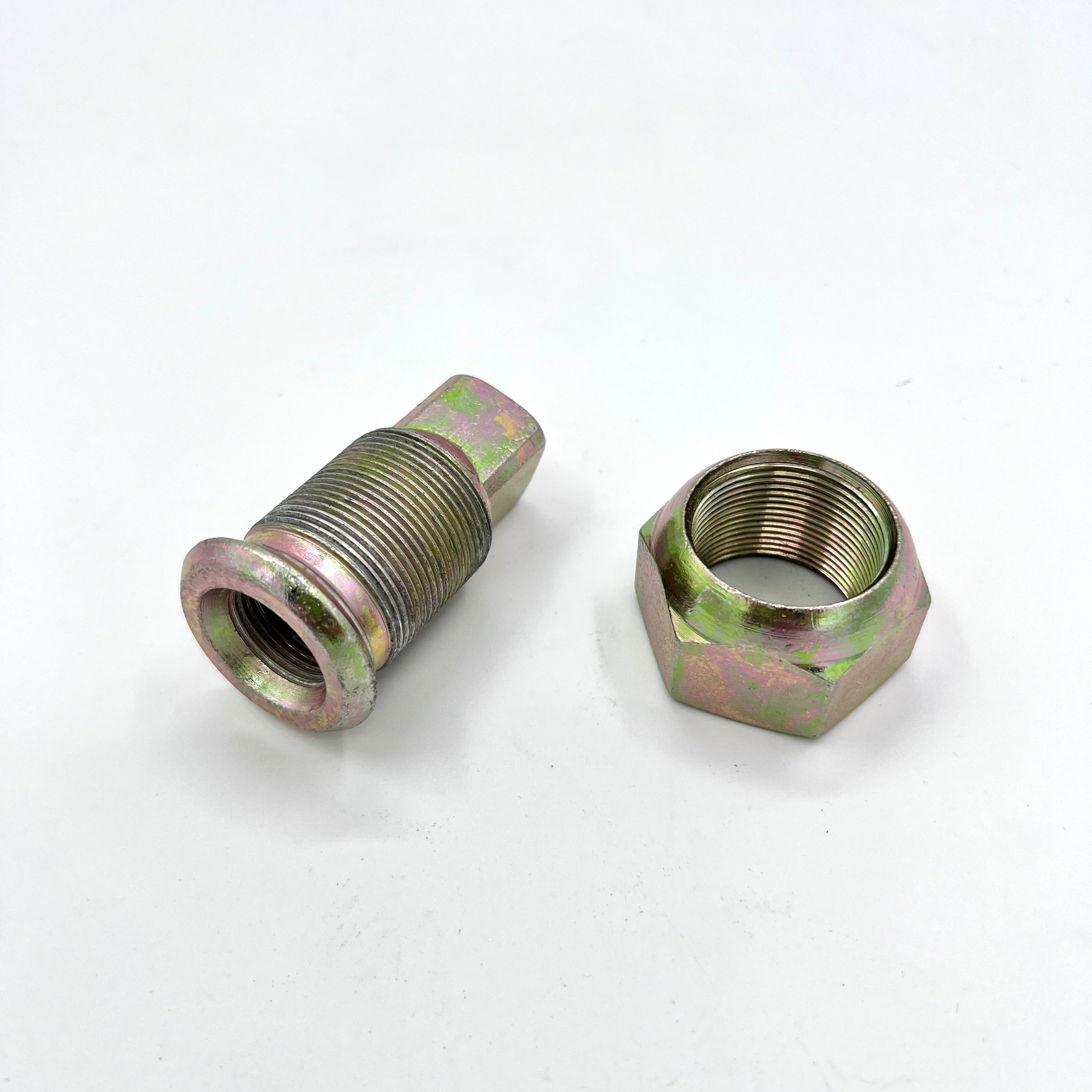 2x Wheel Nut Set Inner + Outer Rear Right Passenger Side for ISUZU NPR NQR NPR - HD NRR 98 - 25 - GoTrucky