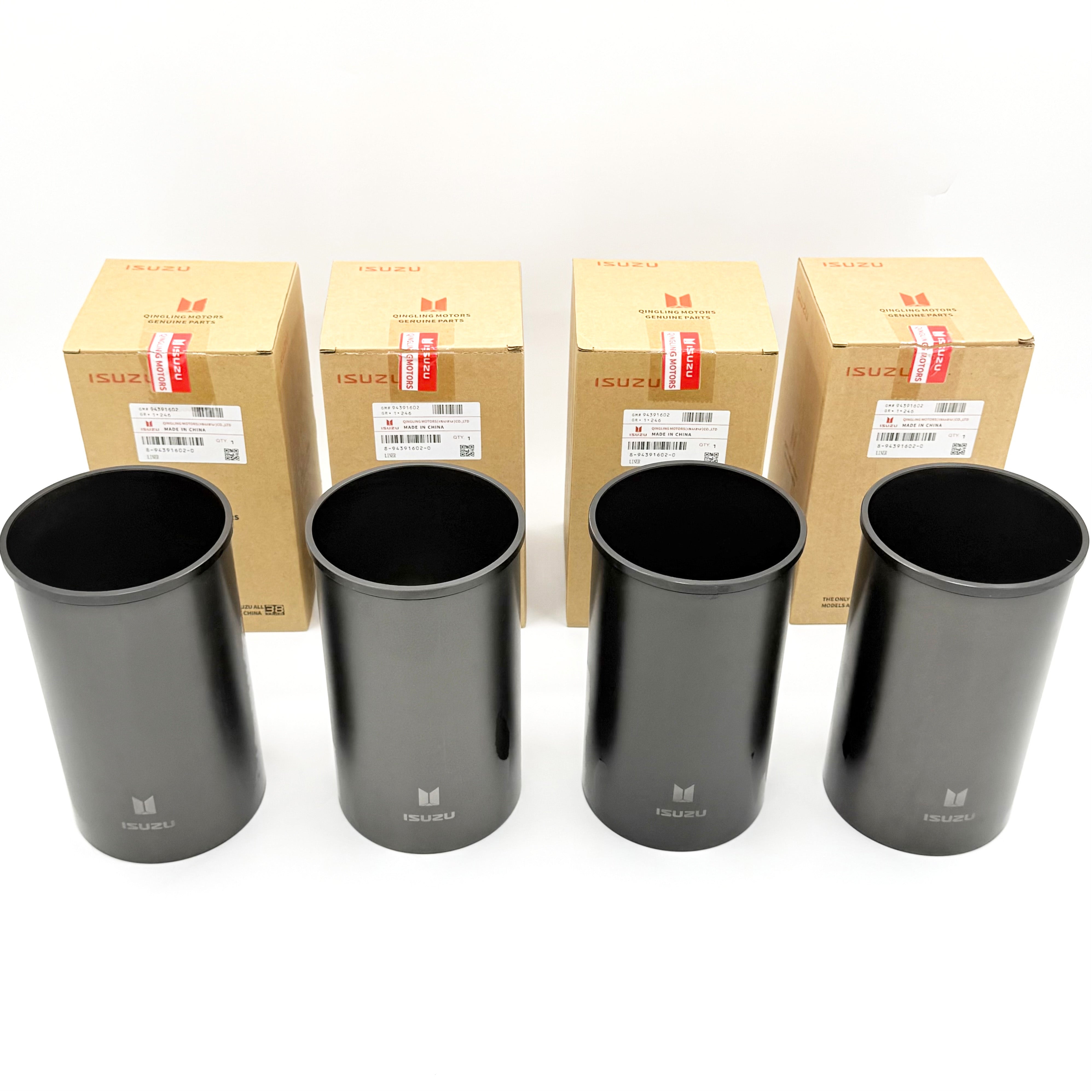 4x Cylinder Liner For Isuzu NPR NPR-HD NQR NRR 4HK15.2L FTR FV 6HK1 6HH1 Grade 1X 2004-2010 OEM - GoTrucky