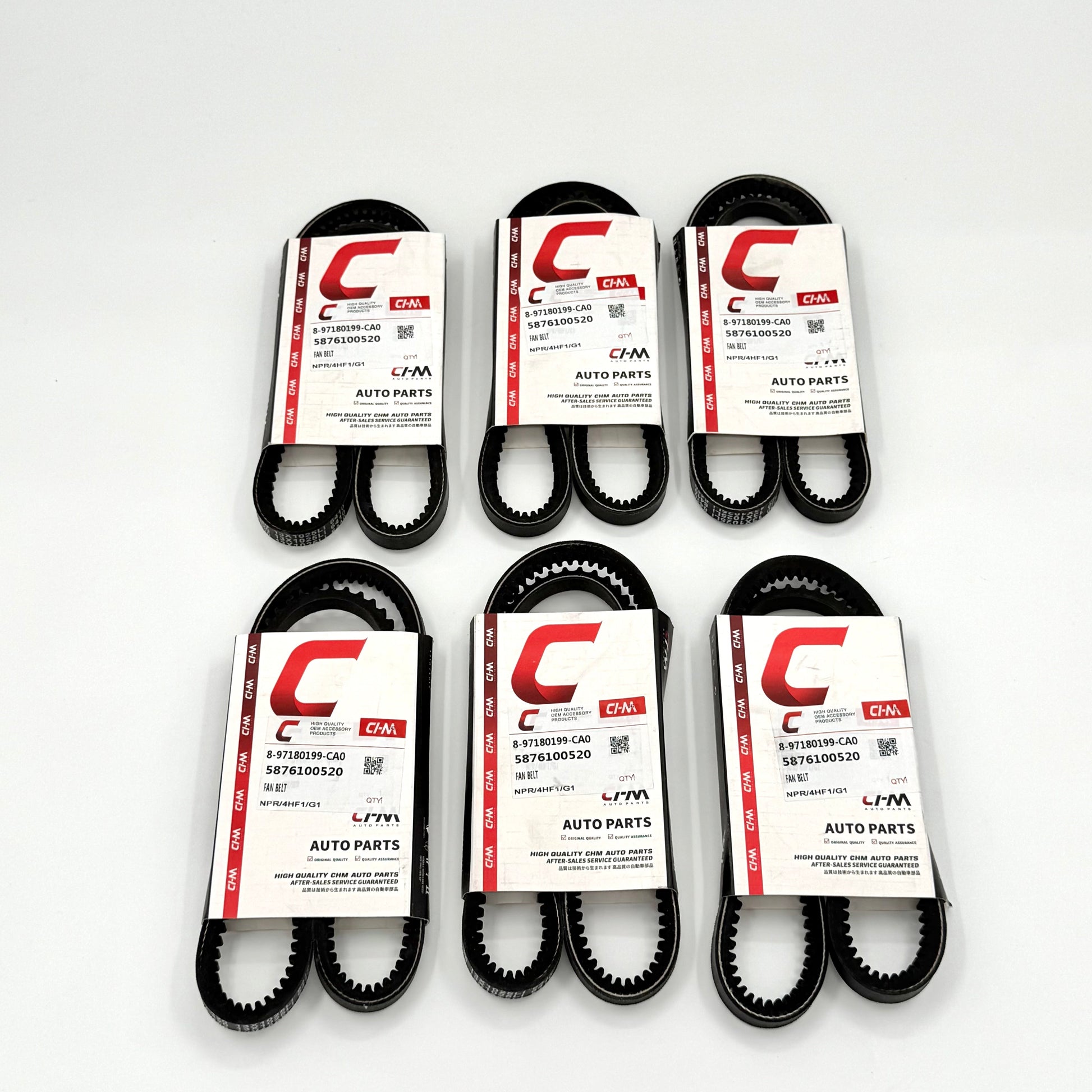 6x Belt Cooling Fan For Isuzu NPR NQR NRR 4HG1T 4.6L 4HE1 4.8L 4HK1 5.2L 98 - 07 - GoTrucky