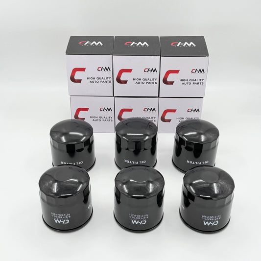 6x Element Oil Filter For Isuzu NPR NPR - HD NQR NRR 4HK1 5.2L 4HE1 4.8L 98 - 16 - GoTrucky