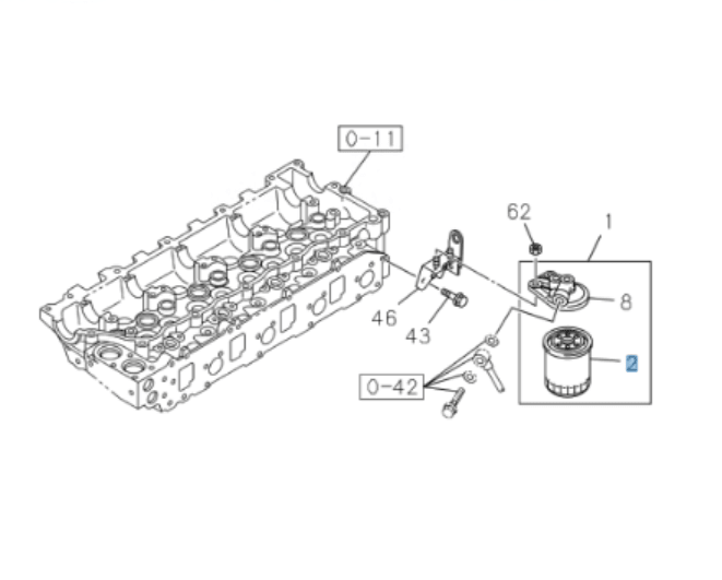 6x Fuel Filter Element For Isuzu NPR NQR NRR FTR FVR 4HE1 4.8L 6HE1 7.1L 89 - 07 - GoTrucky
