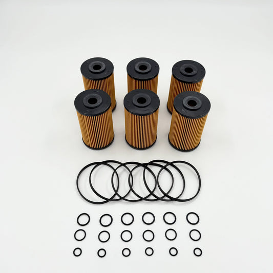 6x Fuel Filter Element Kit For Isuzu NPR NQR NPR - HD 4HK1 5.2L 10 - 25 - GoTrucky