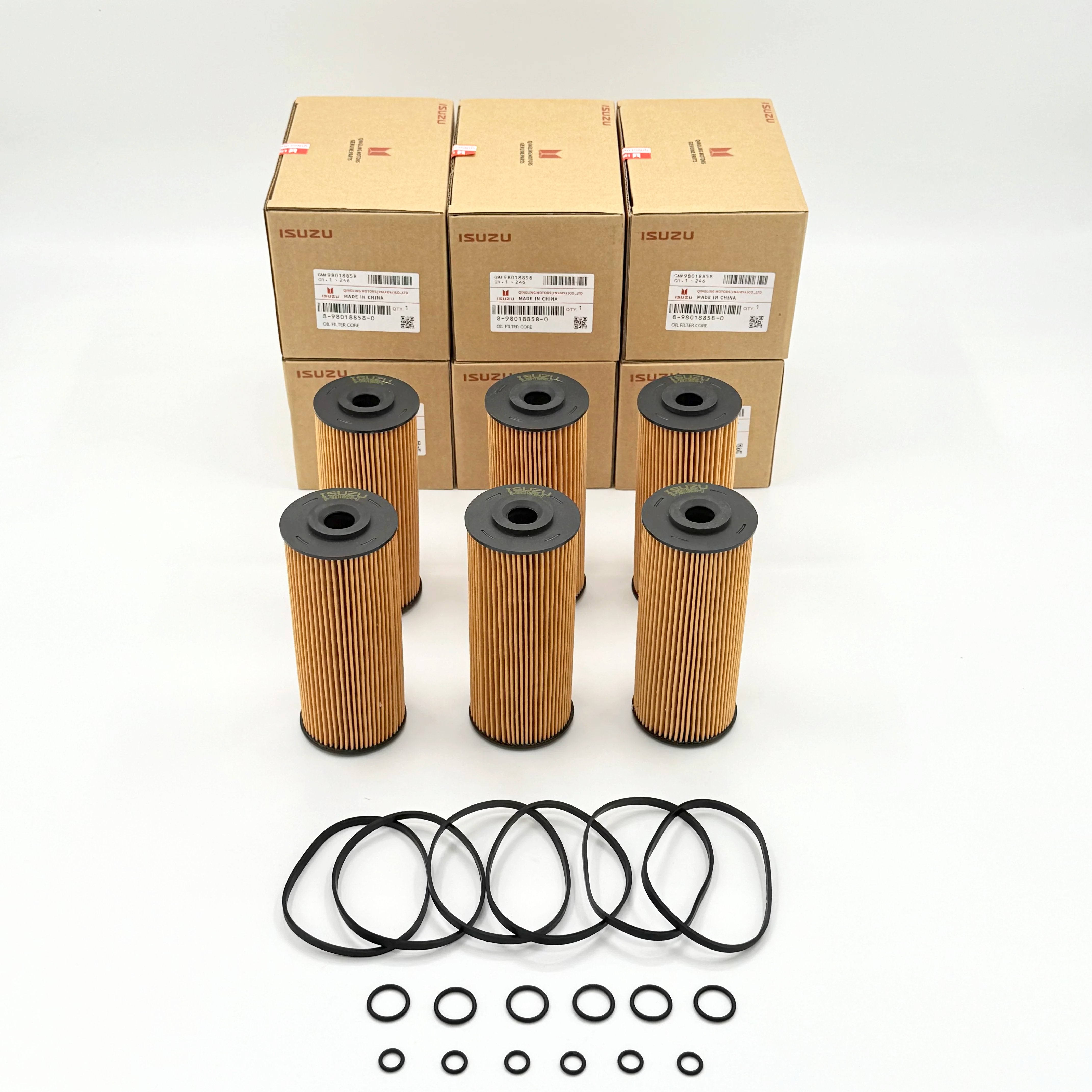 6x Oil Filter for ISUZU NPR Eco - Max Reach 4JJ1 3.0L OEM 11 - 18 - GoTrucky