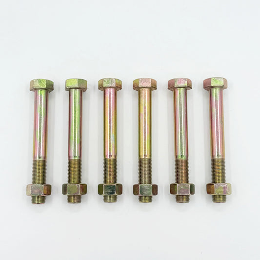 6x Pin Spring Shackle Bolt M16 X 122 For Isuzu NPR NPR - HD NQR 4HE1 4HK1 94 - 24 - GoTrucky