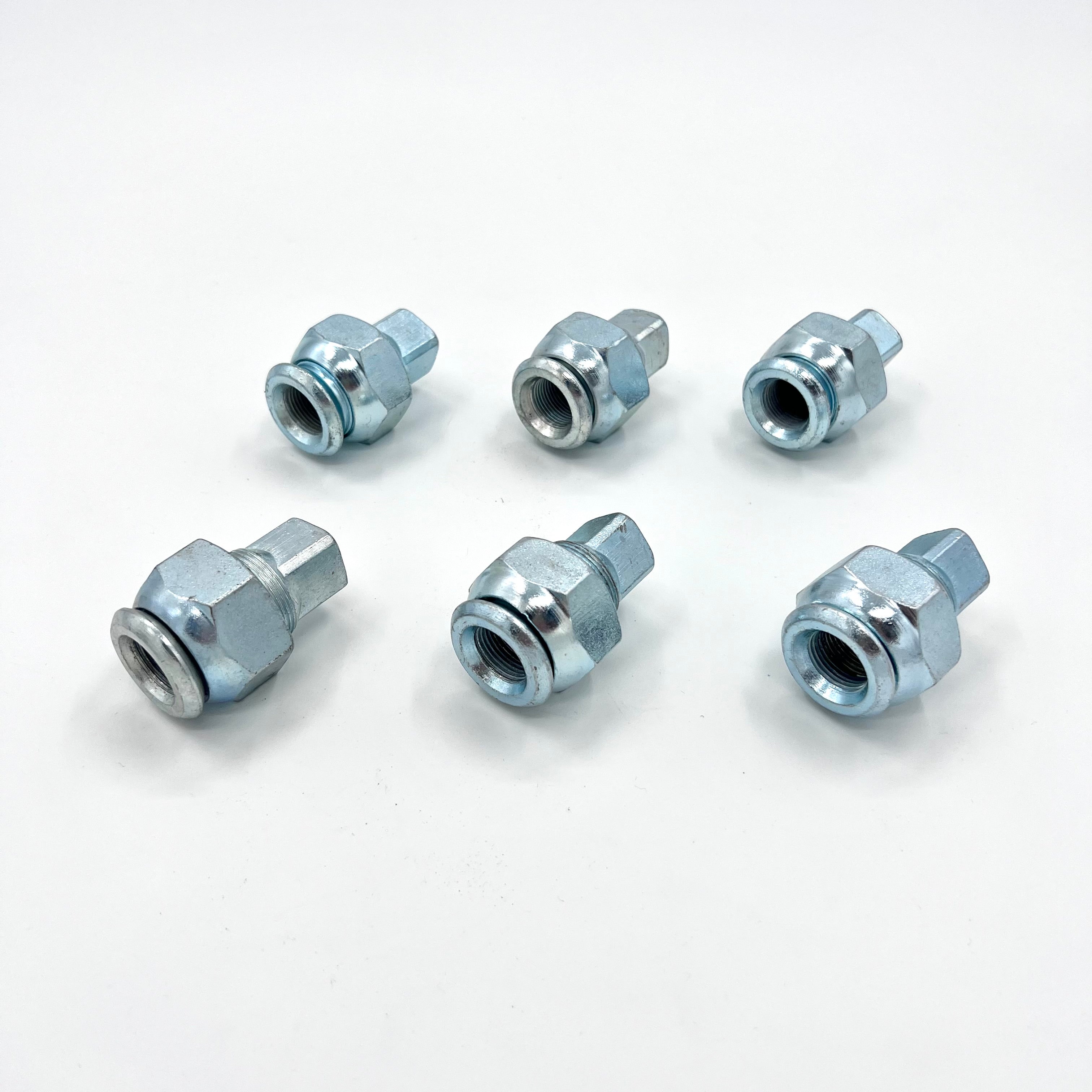 6x Wheel Nut Set Inner + Outer Rear Left Driver Side for ISUZU NPR NQR NPR - HD NRR 98 - 25 - GoTrucky