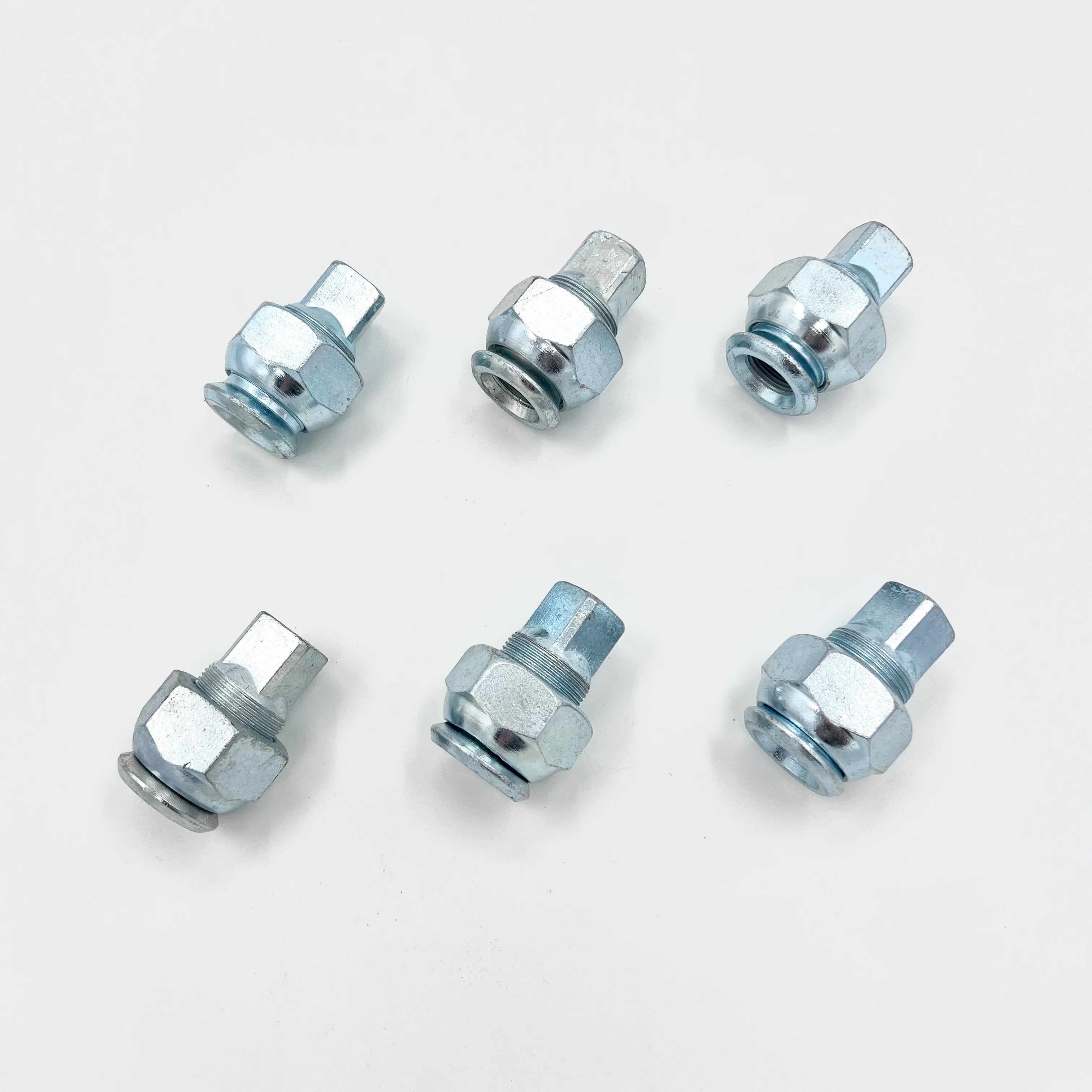 6x Wheel Nut Set Inner + Outer Rear Left Driver Side for ISUZU NPR NQR NPR - HD NRR 98 - 25 - GoTrucky