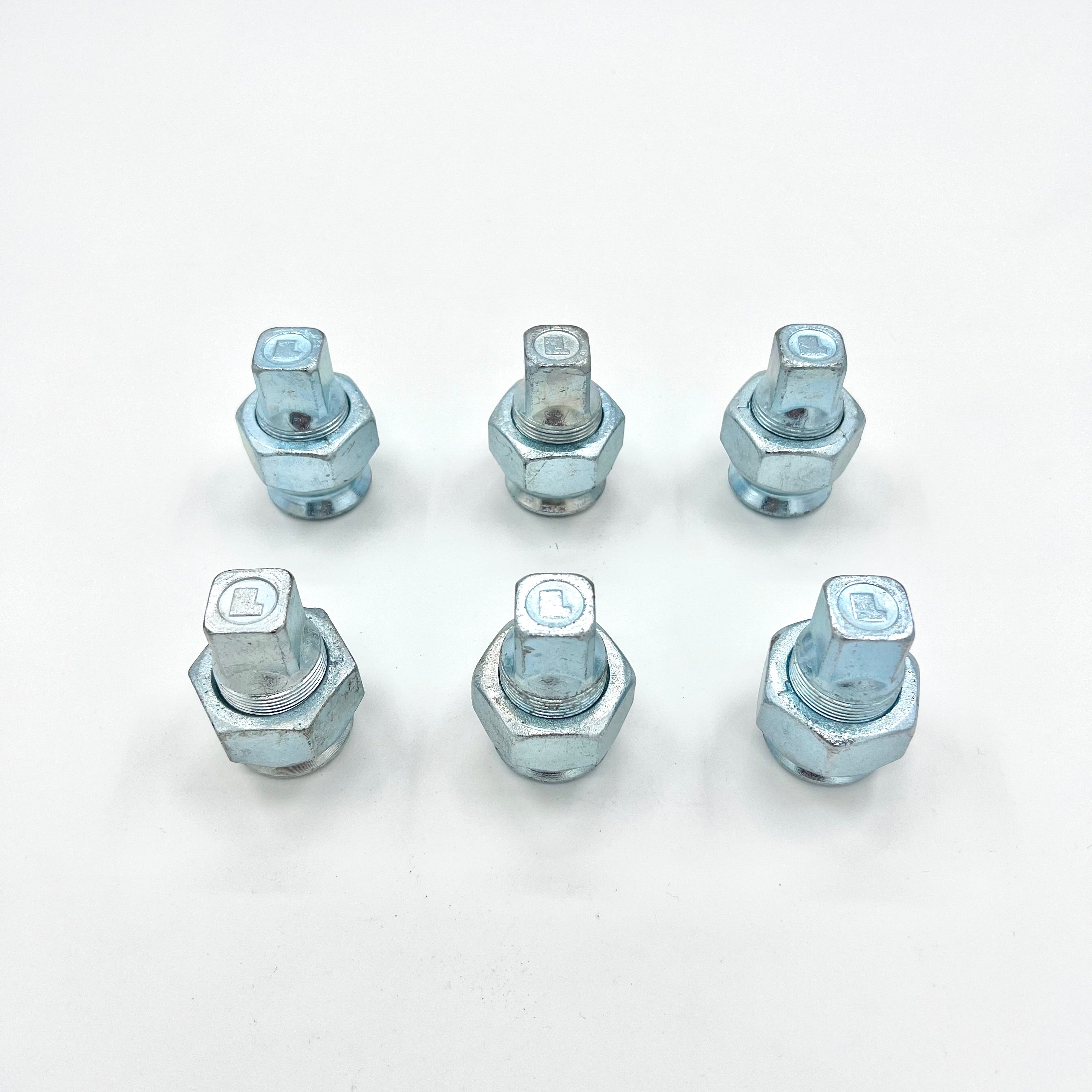 6x Wheel Nut Set Inner + Outer Rear Left Driver Side for ISUZU NPR NQR NPR - HD NRR 98 - 25 - GoTrucky