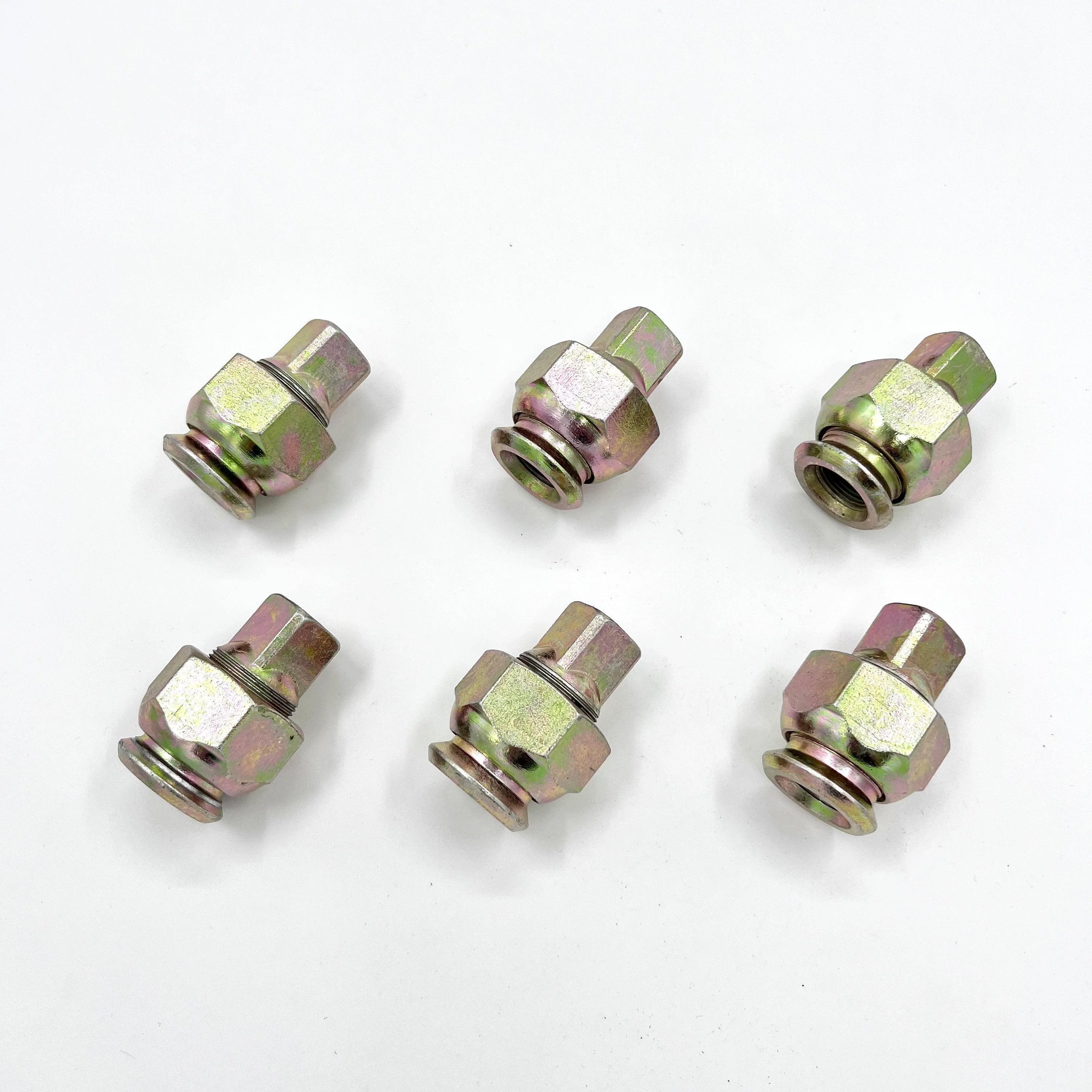6x Wheel Nut Set Inner + Outer Rear Right Passenger Side for ISUZU NPR NQR NPR - HD NRR 98 - 25 - GoTrucky