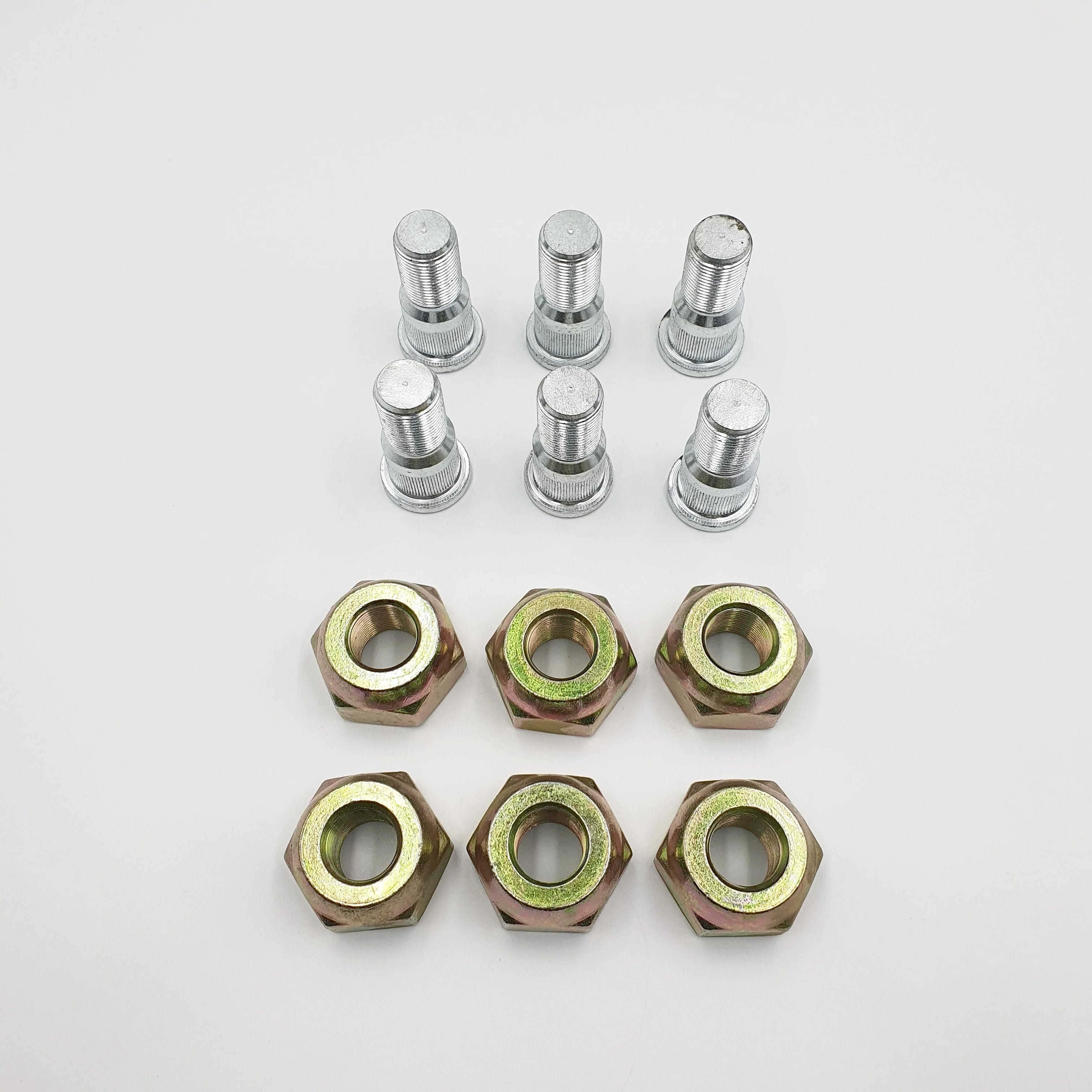 6x Wheel Stud + Nut Front Right Passenger Side for ISUZU NPR NQR NPRHD NRR 98 - 25 - GoTrucky