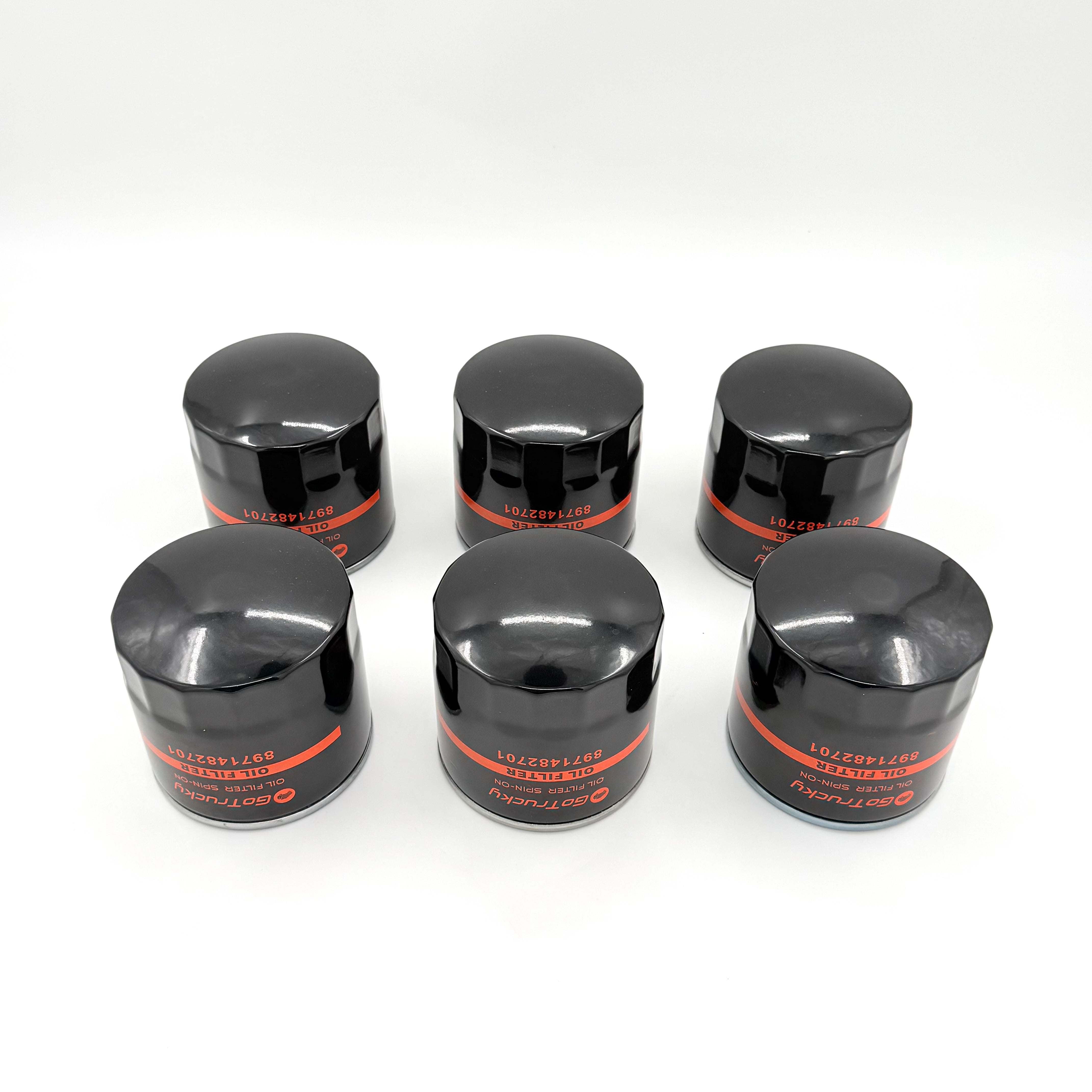 6x Element Oil Filter For Isuzu NPR NPR-HD NQR NRR 4HK1 5.2L 4HE1 4.8L 1998-2010