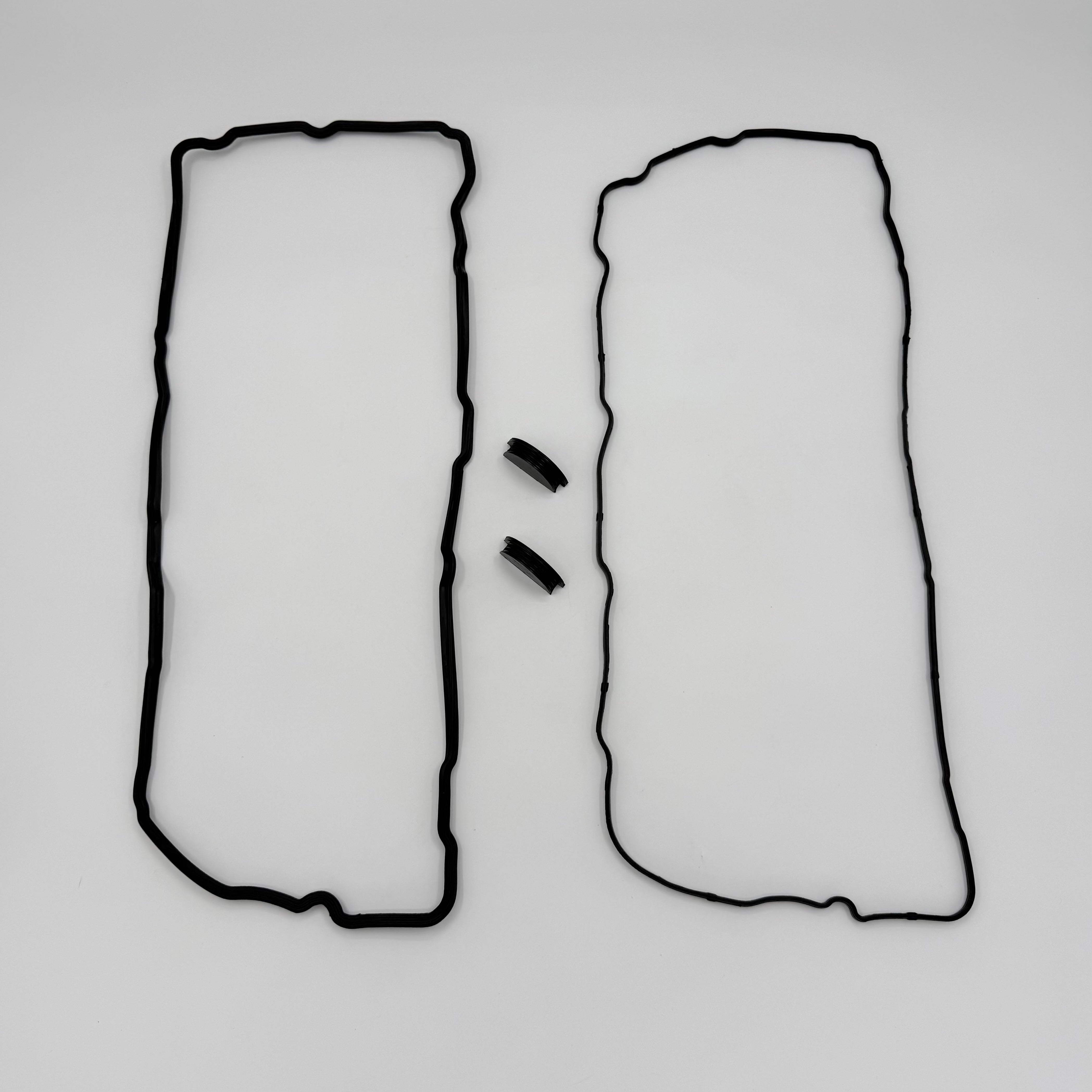Set of Gasket Valve Cover Upper + Lower + 2 Plug For ISUZU NRR NQR NPR-HD 4HK1 5.2L 04-10