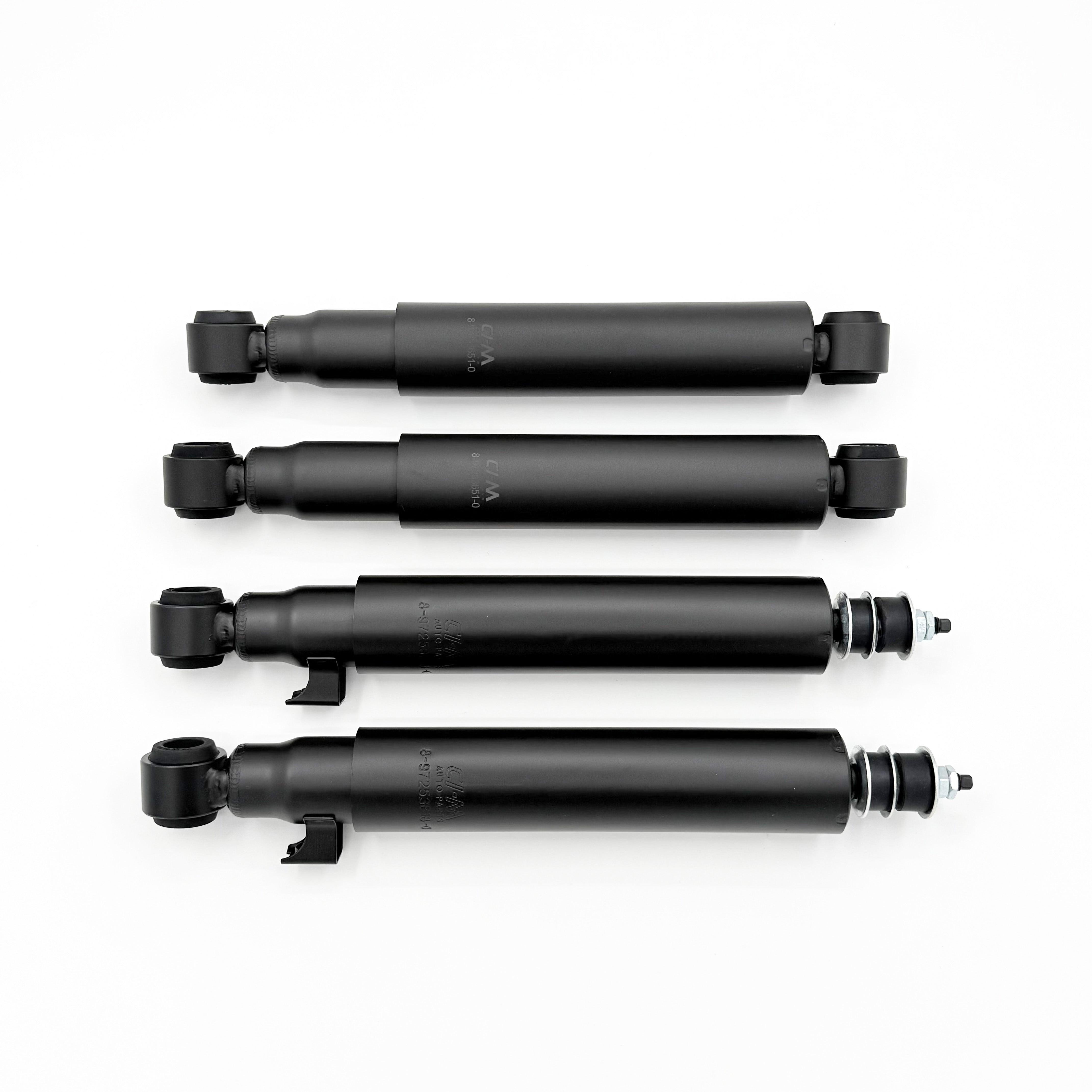 Set of 4 Shock Absorber 2x Front 2x Rear For Isuzu NRR NPR NPR-HD NQR 4HK1 5.2L 4HE1 4.8L 1998-2010
