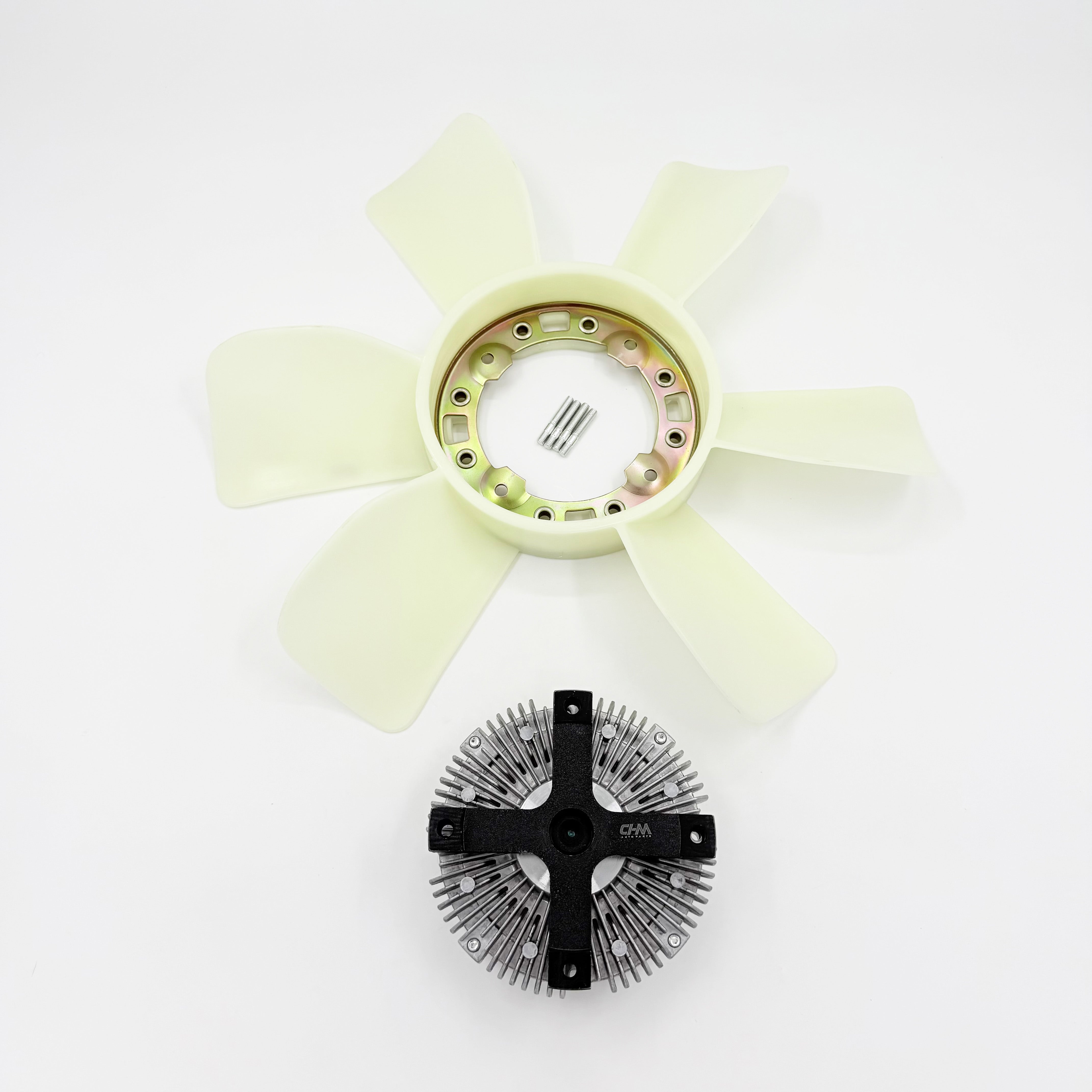 Fan Clutch + Fan Blade For ISUZU NPR NPR-HD NQR 4HE1 4.8L 98-04