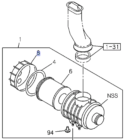 Air Filter Cleaner Cover for ISUZU NRR NPR NPR - HD NQR 4HK1 4JJ1 GAS 6.0L 07 - 24 - GoTrucky