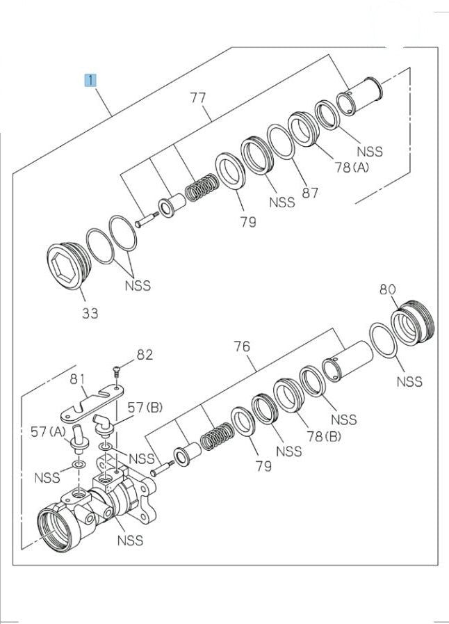 Brake Master Cylinder For ISUZU NPR-HD NQR NPR NRR 4JJ1 3,0L 4HK1 5.2L 1/3-8 2008-2021 OEM - GoTrucky