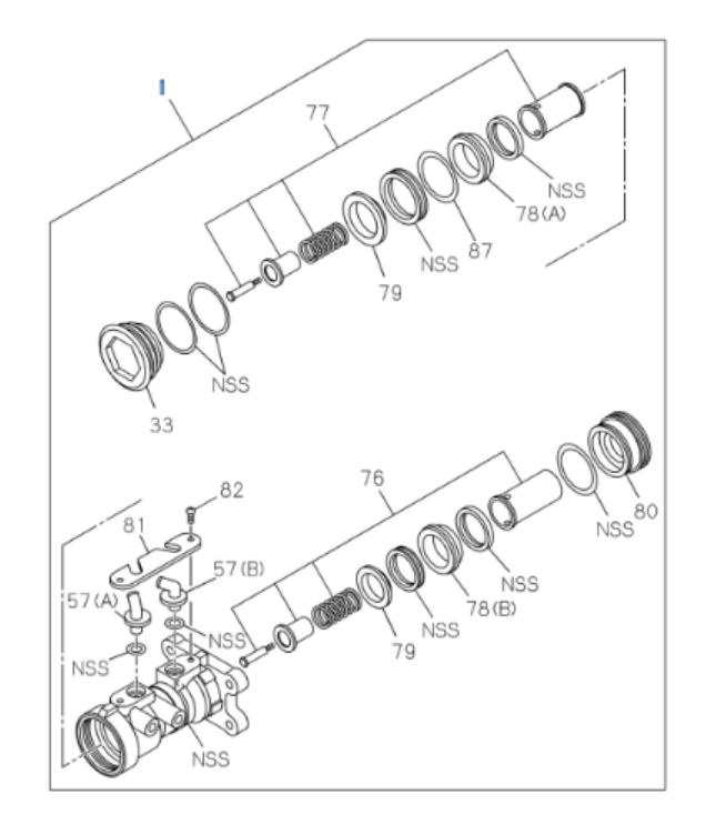 Brake Master Cylinder For ISUZU NQR NPR NPR - HD 4HE1 4.8L 4HK1 5.2L GAS 1992 - 2009 1 - 1/4" - GoTrucky