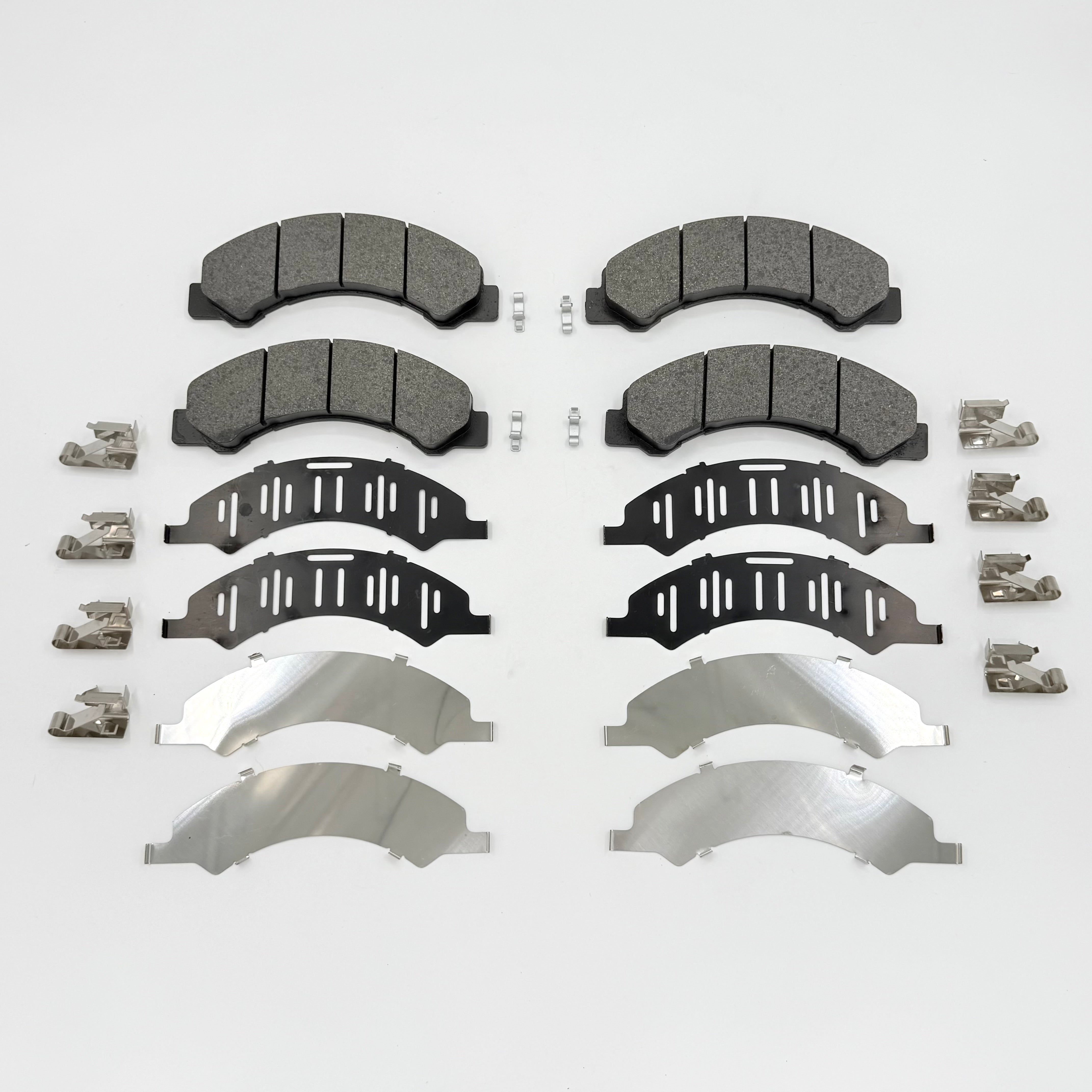 Brake Pads Front Rear For Isuzu NPR NPR-HD NPR-XD WHEEL 16' 4HE1 4.8L 4JJ1 3.0L 4HK1 5.2L GAS 1998-2025 - GoTrucky