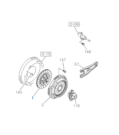 Clutch Disc OEM For Isuzu NPR NQR 4BD2 3.9L 4HE1 4.8L 21T MX5 MXH MSA MXA 92 - 04 - GoTrucky