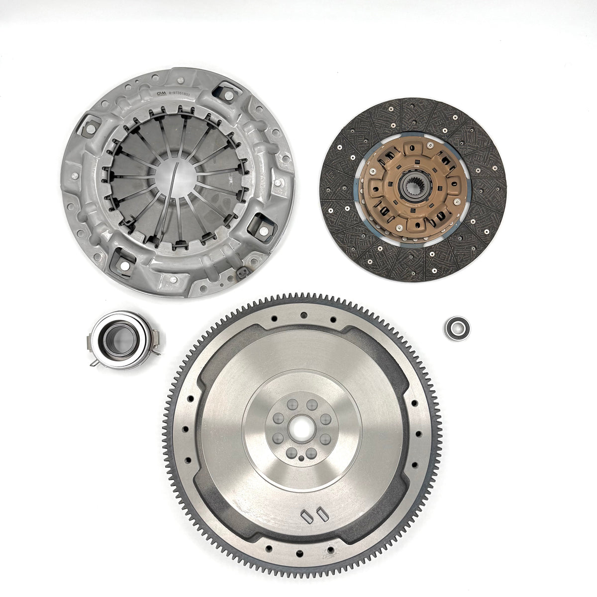 Clutch Kit + Flywheel For ISUZU NPR NPR-HD NQR 4HG1 4.6L 4HE1 4.8L M/T MSA MXA 300 mm 98-04 - GoTrucky