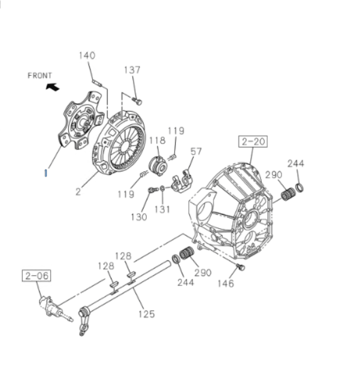 Clutch Kit For Isuzu NRR NPR NPR - HD NQR 4HE1 4.8L 4HK1 5.2L M/T MZZ6 02 - 13 OEM - GoTrucky
