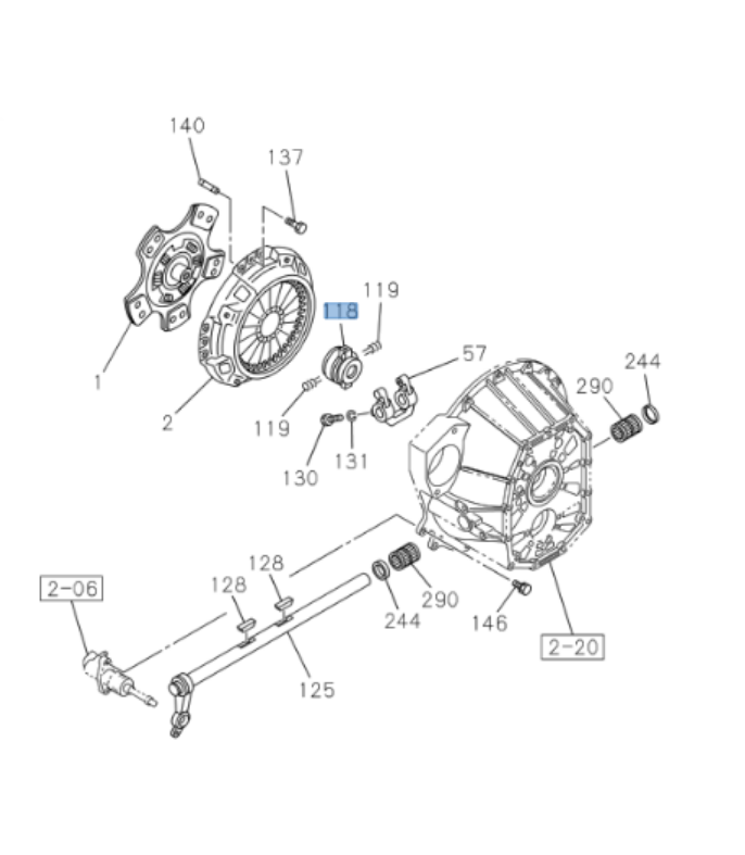 Clutch Release Bearing For ISUZU NPR NPR - HD NQR MZZ6 4HK1 5.2L 02 - 13 - GoTrucky