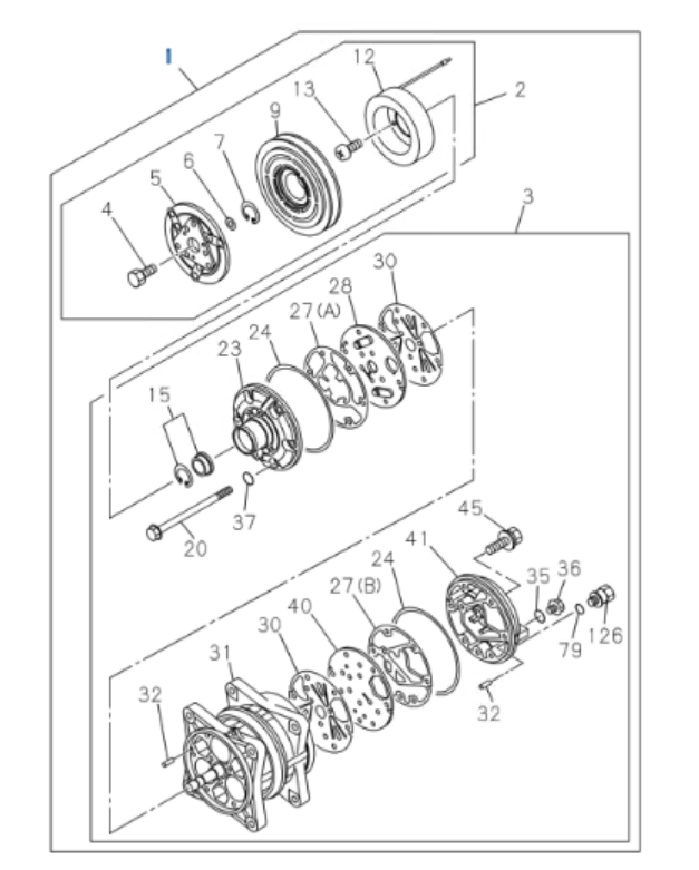 Compressor A/C For ISUZU NPR NPR - HD NQR 4HE1 4.8L 2001 - 2004 - GoTrucky