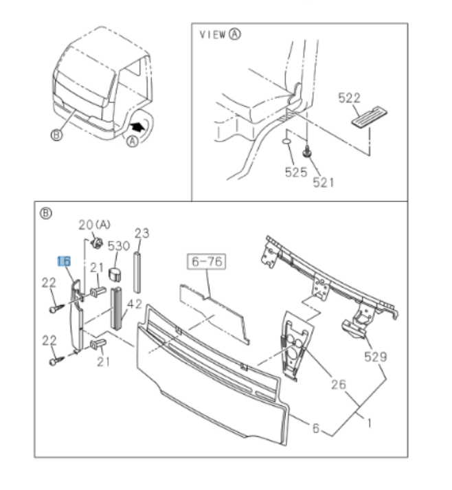 Corner Panel Front Left + Right For Isuzu NPR NQR NPR - HD NRR 1998 - 2004 - GoTrucky