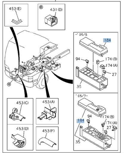 Cover Fuse Relay Box For ISUZU NPR NQR NRR NPR - HD 4HE1 4.8L 4HK1 5.2L 94 - 07 - GoTrucky